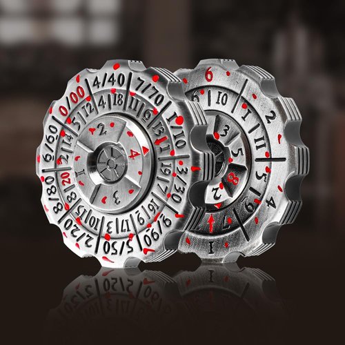 2-in-1 DND Dice & Fidget Spinner （1 Pack）, Unique Roulette D&D Dice, Cool Spinner D&D Metal Dice Set, D6, D8, D10, D12,D20,D% 7-in-1 Dungeons and Dragons Dice Set，MTG RPG Role Playing Gaming Dice