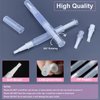42 PCS Cuticle Oil Pen Empty Kit, 30pcs 3ML Transparent Twist Pen with 10pcs Transfer Pipettes 2pcs Stickers for Cuticle Oil Applicators Lip Gloss Tube Cosmetic Containers Eyelash Growth Liquid Tube