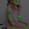 CHARLENT Glow in The Dark Dinosaur Temporary Tattoos for Kids - 74 Individually Sheets Luminous Dinosaur Tattoos for Boys Birthday Party Favors Goodie Bag Fillers