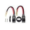 Camco Trac Outdoors High-Current Connector Kit, 8 Gauge | Upgrade Your Trolling Motor Connectors to High-Current 12V or 24V Power | for 60 Amp 12/24/36V Power (69441), Black