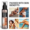 Self Tanner Natural Self Tanning Lotion - Sunless Tanning Lotion for Face, Body, and Legs, Gradual Tan Moisturizer for Fair to Medium Skin