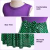 magictaill Mermaid Dress for Little Girls, Princess Dress Up Clothes, Festivals Costumes for Girls 3-8 Birthday Gifts (7-8 years)