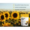 Kate Naturals Sunflower Lecithin Powder for Baking Bread, Gummies, Cooking (4oz) 100% Natural, Gluten Free, Non-GMO Substitute for Lecithin Powder for Liposomal Vitamin C, Lactation Supplement