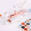 ALSISK Desk Accessory Kit,Acrylic Stapler Set, Tape Dispenser, Staple Remover with 1000pcs 26/6 Staples -Rose Gold