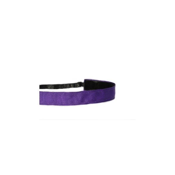 Mavi Bandz Adjustable Non-Slip Fitness Headband in Plain Jane - Purple