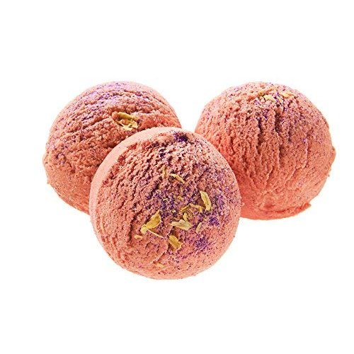 Bath Bomb Products - Bubble Bath Truffles: Raspberry Boom 3 Pack Bath Truffles by Dead Sea Spa Care, Bubble Bath, Bubble Truffles, Bath Truffle