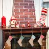 Sunshane 4 Pieces Christmas Stocking Holders Mantel Hooks Hanger Christmas Safety Hang Grip Stockings Clip for Christmas Party Decoration, Bronze