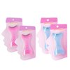 Honbay 4PCS Plastic Eyeliner Guide Template Stencil Shaper Tool Makeup Tool for Beginners,Pink and Blue