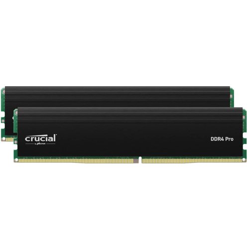 Crucial Pro RAM 32GB Kit (2x16GB) DDR4 3200MT/s (or 3000MT/s or 2666MT/s) Desktop Memory CP2K16G4DFRA32A