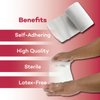 Dealmed 3" Sterile Conforming Stretch Gauze Bandages, 4.1 Yards Latex Free Stretched Dressing Wrap, Medical Non-Adherent Wound Care Mesh Bandages (Box of 12 Rolls)
