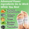 Advanced Foot Pads: Zeolite, Turmeric Curcumin & Ginger Formula | Effective & Natural | Premium Foot Patches 20 Pack