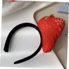 Beatifufu Strawberry Headband Hair Bands Skin Care Headband Hair Tie Spa Headbands Facial Headbands Spa Headband for Washing Face Skincare Headband Makeup Headband Cloth Accessories Food