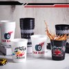 Domensi 24 Pcs Racing Car Party Cups Checkered Plastic Cup 16oz Race Car Themed Stadium Cups Race Car Birthday Party Supplies Checkered Flag Party Favors