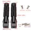 M8 Motorcycle Foldable Foot Pegs Front Footpeg Electric Car Anti-Skid Rearsets Folded Footrest Bicycle 90 Degree Fixed Folding Passenger Pedal Universal For YAMAHA Honda Suzuki Kawasaki Ducati Aprilia