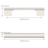 Asidrama 10 Pack 4 Inch(102mm) Brushed Satin Nickel Kitchen Cabinet Handles, Cabinet Pulls Kitchen Cabinet Hardware for Cupboard Drawer Pulls