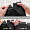 2 Gallon 120 Counts Strong Drawstring Trash Bags Garbage Bags by RayPard, Small Trash Bin Liners for Home Office Kitchen Bathroom Bedroom, Black