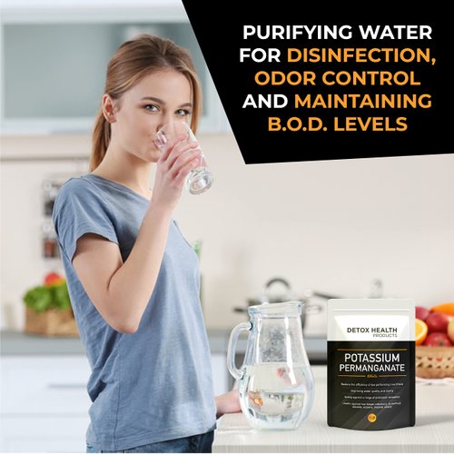 Potassium Permanganet - Free Flowing Powder - Detox Health Products - 2 OZ