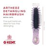 Kent ARTH1 Baby Hair Brush, Hair Brush for Kids, Small Brushes for Hair and Travel Brush Hair Detangler with Non-Scratch Nylon Bristles for Gentle Detangling Arthedz (Mischievous Cats Pattern)