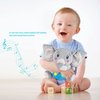 PowerTRC Plush Elephant Music Baby Toys 0-6 Months 6-12 Months Light Up Infant Toys 0-3 Months Elephant Toys Stuffed Animals for Girls New Born Baby Toys Boys & Girls Toddlers Musical Toys
