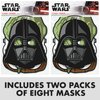 Unique Star Wars Masks & Button | Pack of 16 | Star Wars Party Decorations | Star Wars Birthday Decorations | Star Wars Party Favors | 16 Pack