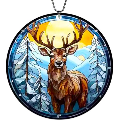Deer Christmas Ornaments 2024, Deer Ornaments for Christmas Tree, Hunting Ornaments for Christmas Tree, Deer Gifts, Reindeer Christmas Decor - Buck Hunter Ornaments