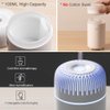Car Diffuser Humidifier USB Aromatherapy Essential Oil Diffuser Car Air Freshener Diffuser USB Cool Mist Mini Portable Diffuser for Car Home Office Bedroom (Black)