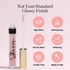 Sharon Nicole Nude High Gloss, Long Lasting, Moisturizing Lip Gloss | Provides All Day Comfort & Wear | Cruelty Free | Beauty Made in Italy Shade Luna Del Sol