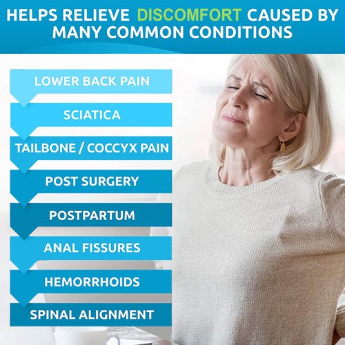 Inflatable Seat Cushions for Pressure Relief - Waffle Cushion for Pressure Sores - Bed Sore Cushions for Butt - Inflatable Seat Cushion for Travel - Pressure Sore Cushions for Sitting in Recliner