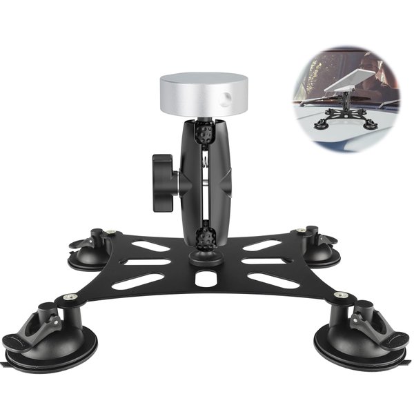Starlink Mini Mount,Starlink Mini Roof Mount with Strong Suction Cup,Starlink Mini Mounting Kit,Starlink Mini Car Mount for Sunroof/Front/Rear Window/Roof,Adjustable Starlink Mini Suction Cup Mount