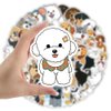 50Pcs Pieces Cute Dog Stickers Puppy Decals Waterproof Vinyl Gifts for Laptop, Water Bottle,Phone, Luggage, Teens Adults Kids Boys Girls Birthday Party Supplies Decoration