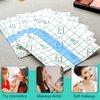 200 Pieces Makeup Hand Palette Single Use Makeup Mixing Palette Disposable Foundation Mixing Tray Adhesive Artist Cosmetic Makeup Palette Waterproof Makeup Tape for Women Girl (3.15 x 3.15 Inch)