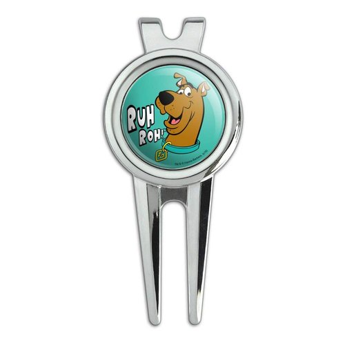 GRAPHICS & MORE Scooby-Doo Ruh Roh Golf Divot Repair Tool and Ball Marker