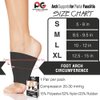 Physix Gear Sport Arch Supports for Plantar Fasciitis Relief (1 Pair) - Foot Sleeve Arch Support for Flat Feet, Plantar Fasciitis Wrap, Arch Compression Support Sleeves, Fast Relief (Black, S)