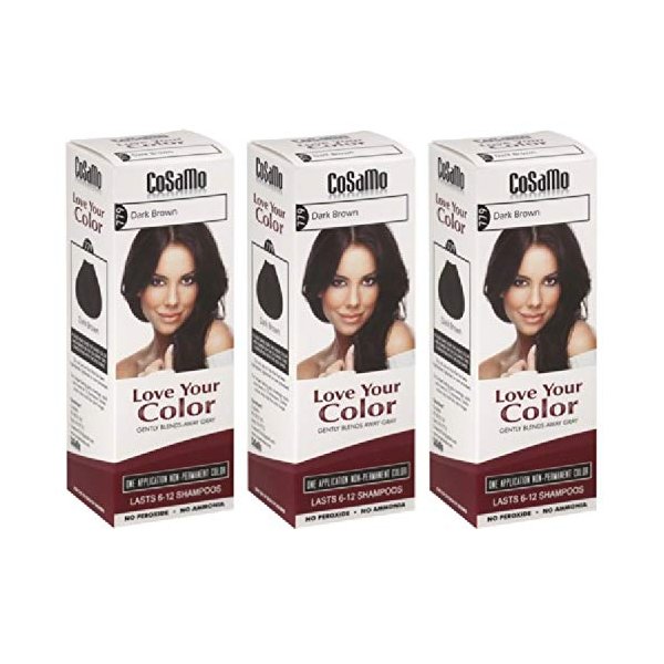 CoSaMo Love Your Color Hair Color 779 Dark Brown (Pack of 3)