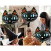 Halloween Cat Balloons Halloween Black Cat Foil Balloons for Halloween Party Decorations Themed Party Supplies Halloween Party Favors Trick or Treat Balloons Party Sets 3PCS