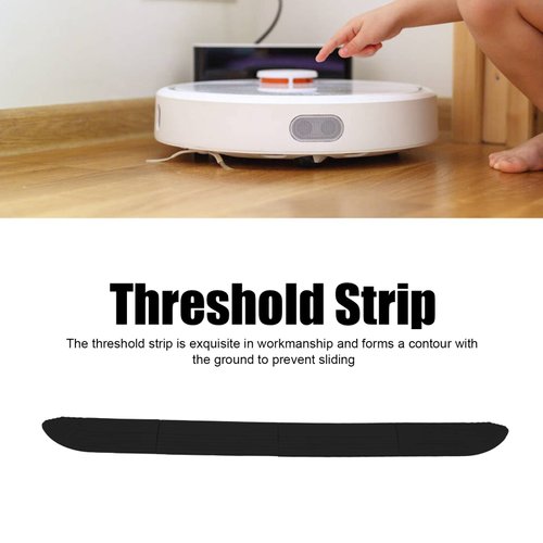 4Pcs Rise Threshold Ramps, Assembly Rubber Door Threshold Wheelchair Door Sill for Sweeper Electric Scooter(Black)