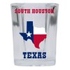 R and R Imports South Houston Texas Square Shot Glass 4-Pack