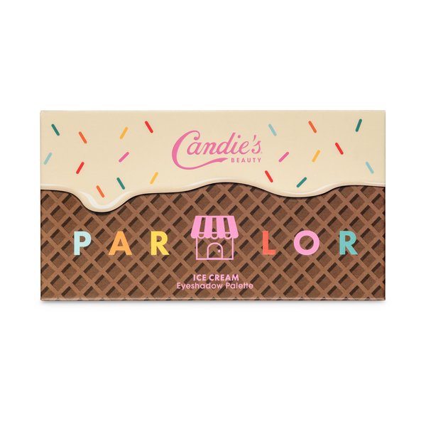 Candie's Parlor Gelato 18-Shade Eye Shadow Makeup Palette - Indulge in a Rich Spectrum of Italian-Inspired Hues