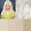 13x4 Lace Front Wigs Blonde Lace Frontal Wig 613 HD Lace Body Wave Pre Plucked Tiny Knots 26 Inch Pre-layered Long Wavy Synthetic Lace Wig