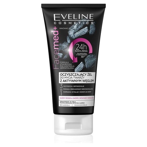 Facemed Cleansing Face Wash Gel with Active Carbon 3 in 1