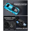 RACENT RC Drift Car, High Speed Remote Control Car, 4WD RC Cars with LED Light, Racing and Drifting Wheels, 2 Batteries, Toy for Boys, Girls, Kids (Blue)