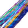 40'' Hair Tinsel 300 Strands 10 Color （Sparking Gold, Green, Hot Pink, Rainbow, Champagne Gold, Crimson, Sky Blue, Sapphire Blue, Silver, Violet)