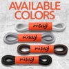 Miscly Round Shoelaces [1 Pair] 5/32″ Thick - For Shoes, Sneakers & Boots (36″, Brown)