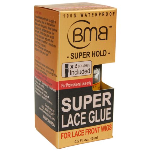 BMB SUPER LACE GLUE ADHESIVE 0.5 OZ STRONG HOLD LACE FRONT WIGS (2 PACK)