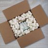 Magicwater Supply - .25 Cu Ft - Bio Tube Recycled Anti Static Packing Peanuts - Compostable & Biodegradable Cushion for Shipping - Dust-Free & Abrasion Resistant - Void Filler
