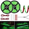 LED Boat Strip Lights, 32.8FT Marine Pontoon Led Lights, Waterproof Boat Interior Light, Under Gunnel Lights, Boat Deck Light, Night Fishing Lights, Good for Pontoon Bass Fishing Yacht Kayak (Green)