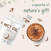 Organic MCT Oil Powder with Prebiotic Fiber,1 Pound(16 Ounce), Fast Fuel for Body and Brain, C8 MCT Oil for Coffee Creamer, No GMOs, Keto Diet, Vegan