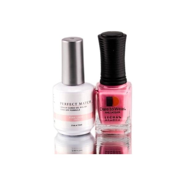 LECHAT Perfect Match Gel Polish + Matching Lacquer - (#25 Pink Lady)