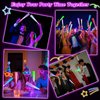 32 Pcs Glow Fiber Wands Sticks Party Favors LED Flashing Wand Glow Sticks Bulk Party Pack Glow in the Dark Party Supplies Fiber Optic Light Wand Sticks Birthday Wedding Favors Football Party Supplies