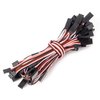 30 Pcs 3-Pin Extension Cable Cord Male to Female Lead Wire Connectors for Servo Extension Connection Control Board Remote Control Parts - 5 Sizes